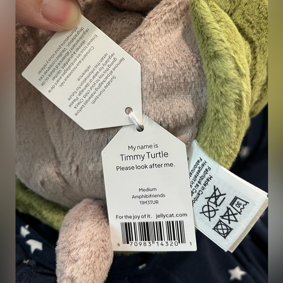 Jellycat Timmy Turtle MEDIUM Plush 100%Authentic NWT US Ship Fast - Picture 6 of 6
